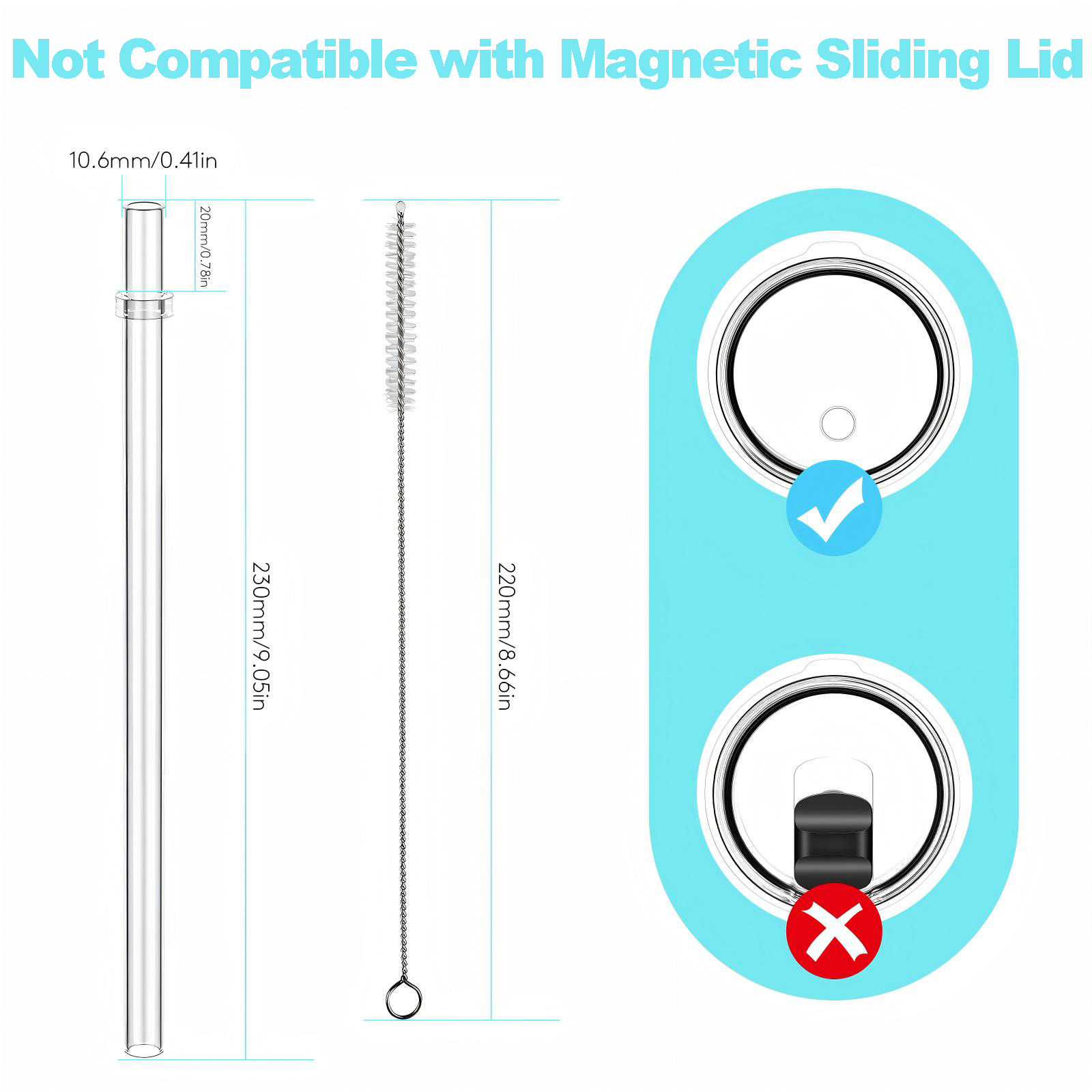 MICNOI Reusable Tumbler Straw 官方产品图片 04
