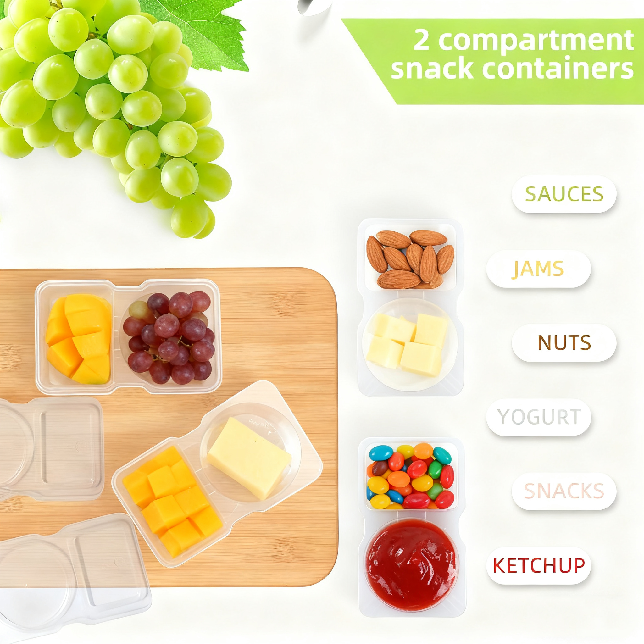 MICNOI Snack Pack Containers 细节展示 3